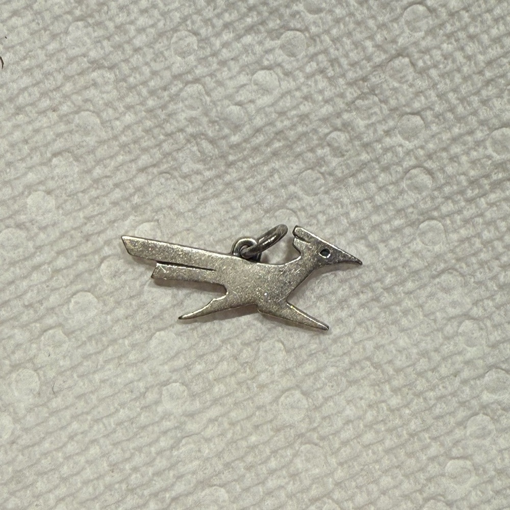 Rare James Avery Roadrunner Charm Sterling Silver